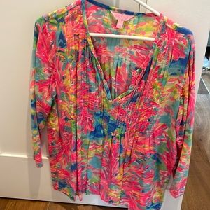 Lilly Pulitzer water color top